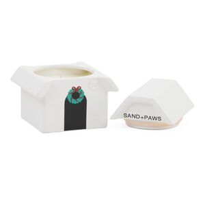 New Sand & Paws 14 oz Winter White Dog House Scented Candle